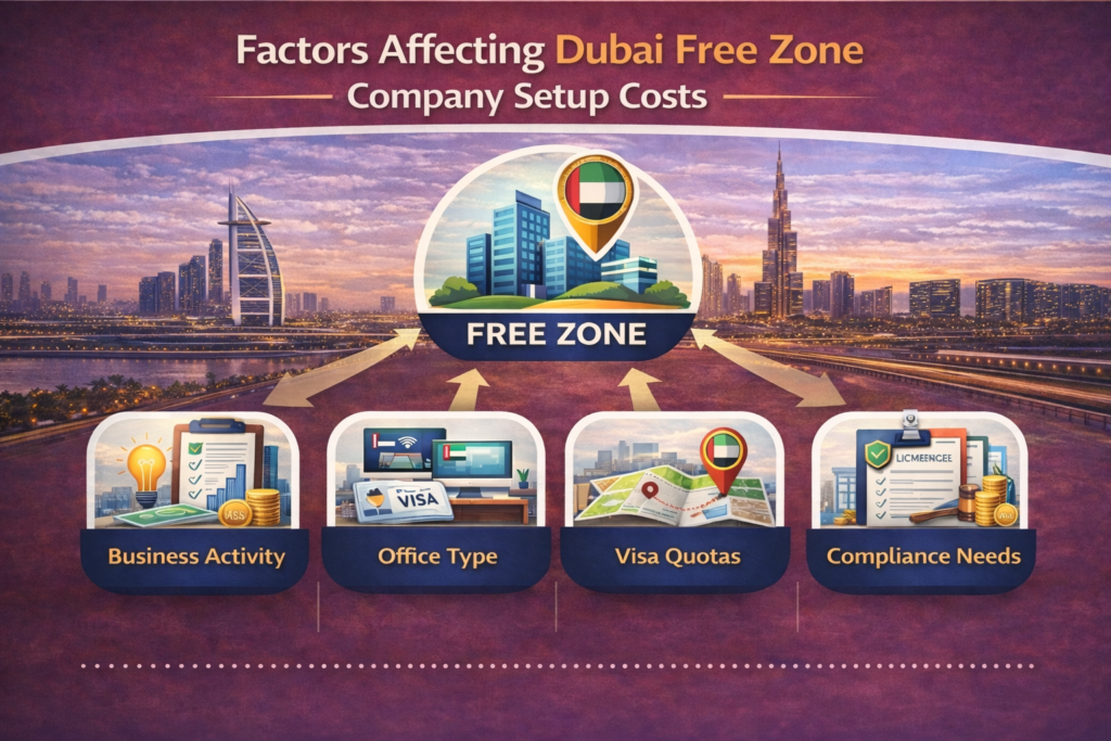Dubai Free Zone Company Setup Costs
