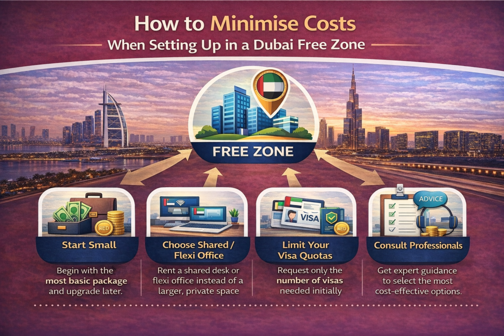 cost of setting up a company in the Dubai Free Zone 