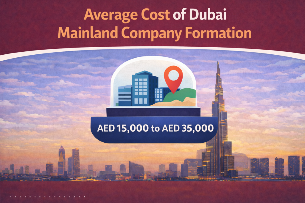Average Cost of Dubai Mainland Company Formation