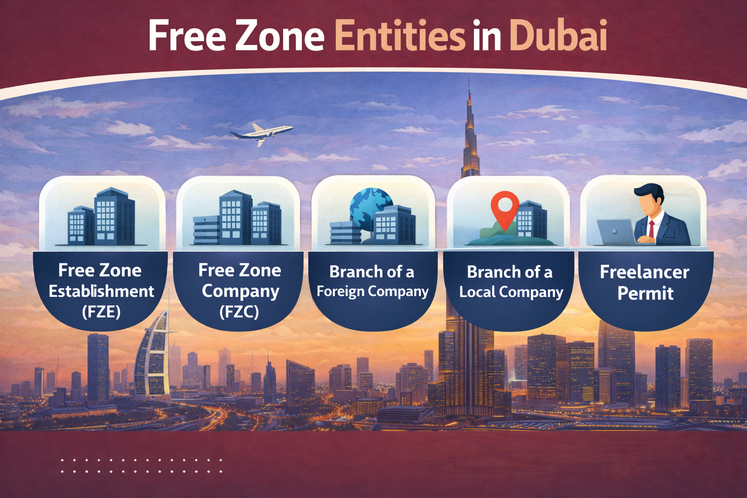 difference between FZE and FZCO in Dubai
