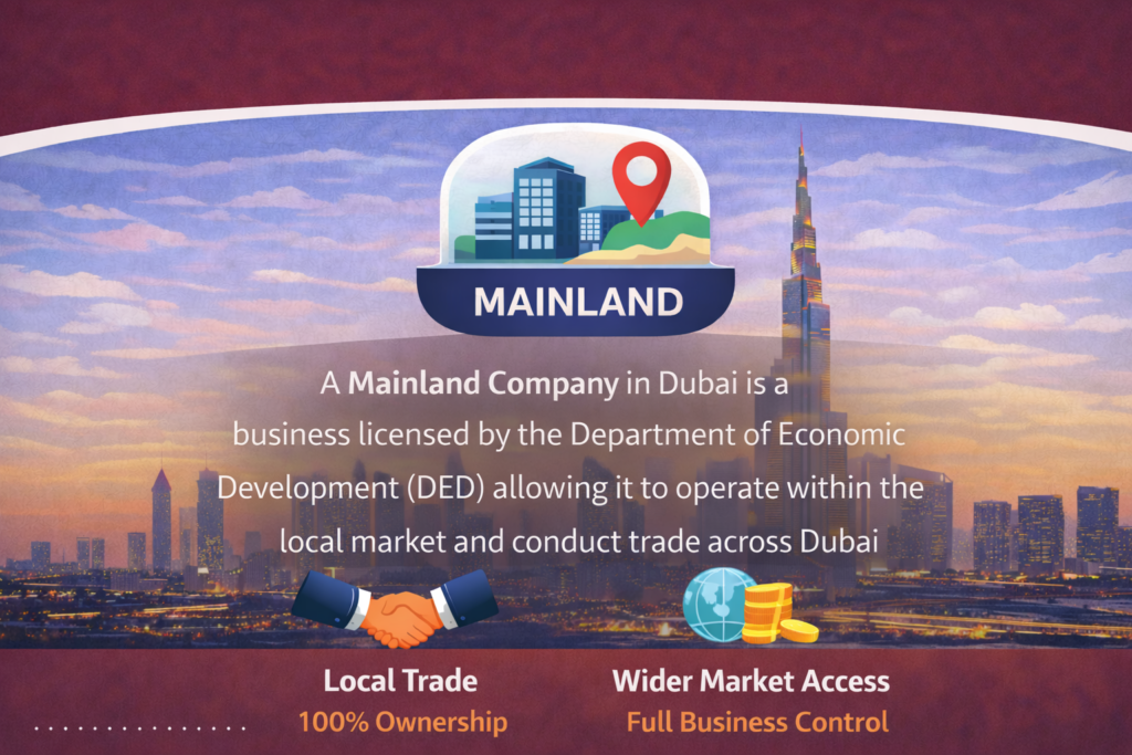 mainland company setup in Dubai 