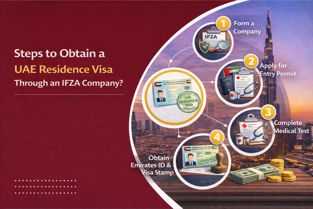 Steps to Obtain a UAE Residence Visa Through an IFZA Company