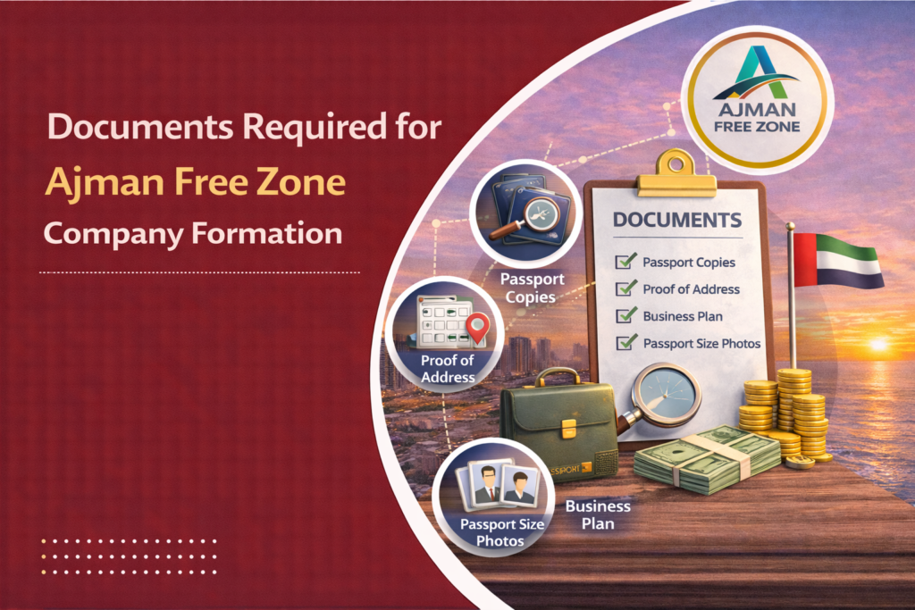 Documents Required for Ajman Free Zone Company