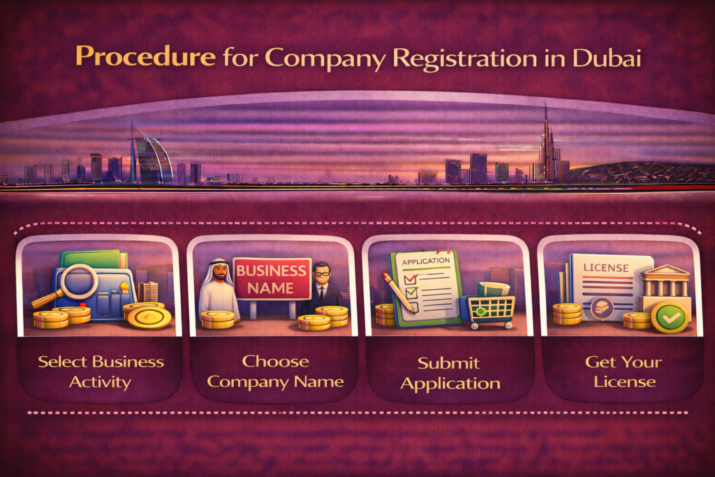 dubai company registration process