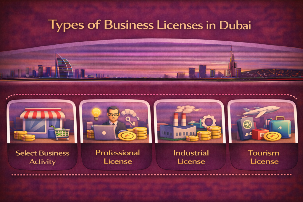 Types of Business Licenses in Dubai
