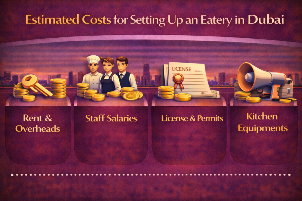how much cost for cafeteria license in dubai