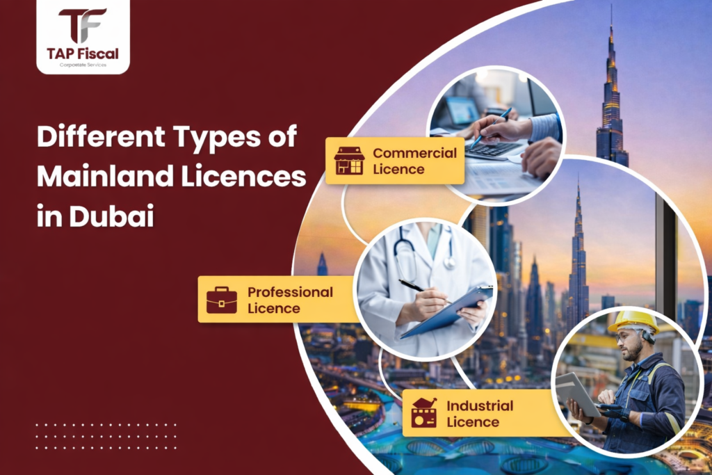 types of mainland licences in Dubai