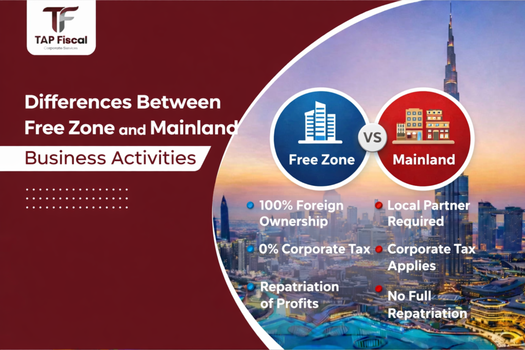 Differences Between Free Zone and Mainland Business Activities