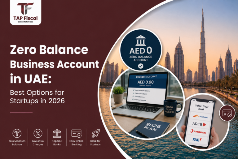 zero balance business account uae